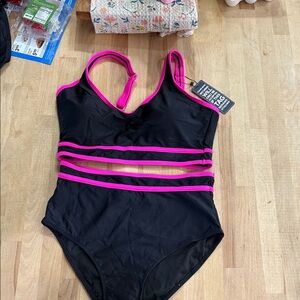 Black and Pink Women's Bikini